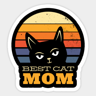 BEST CAT MOM Sticker